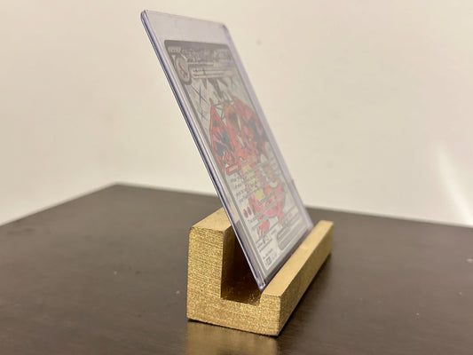 Handmade Sports Trading Card Display Stand For PSA Slabs Top Loaders & Raw Cards, Multiple Sizes / Colors